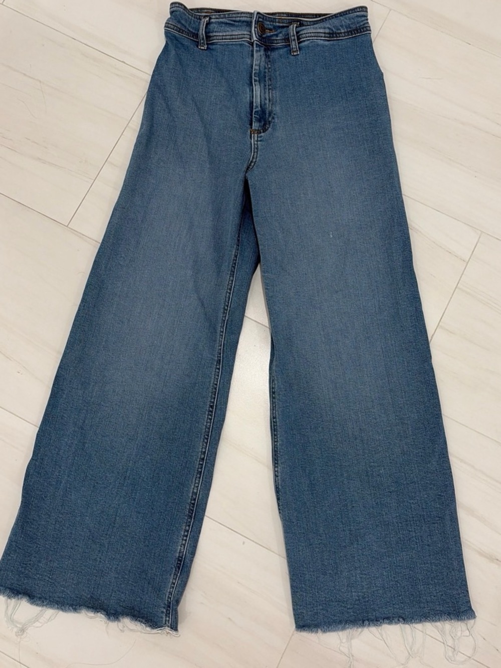 Zara Women’s High Rise Wide Leg Jeans